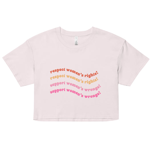 WOMENS WRONGS Crop